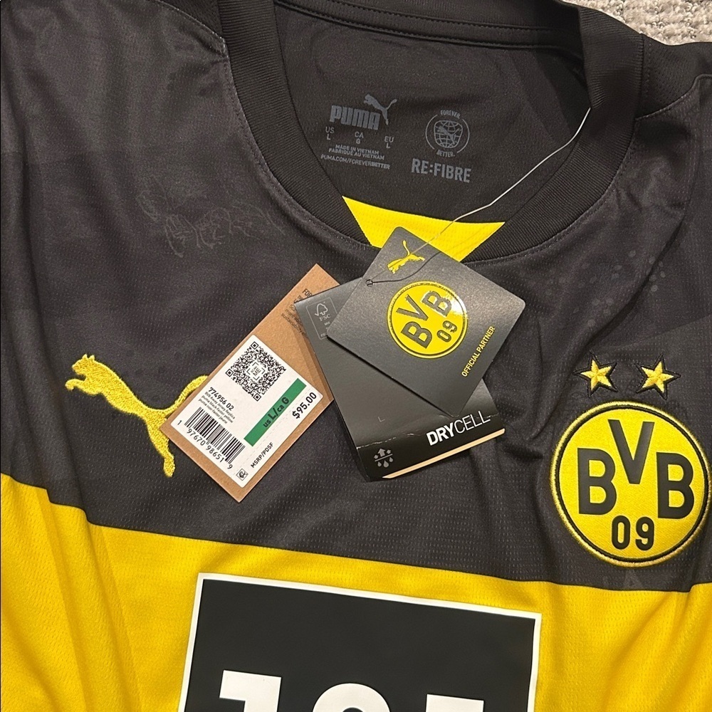Puma Replica Borussia Dortmund Away Jersey 24/25 L - Picture 3 of 4